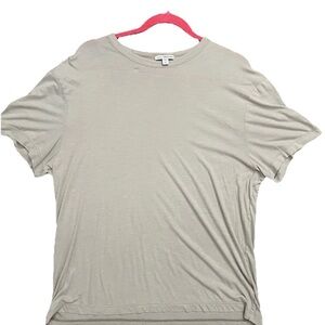 standard James Perse Light Tan and black Short Sleeve Tee